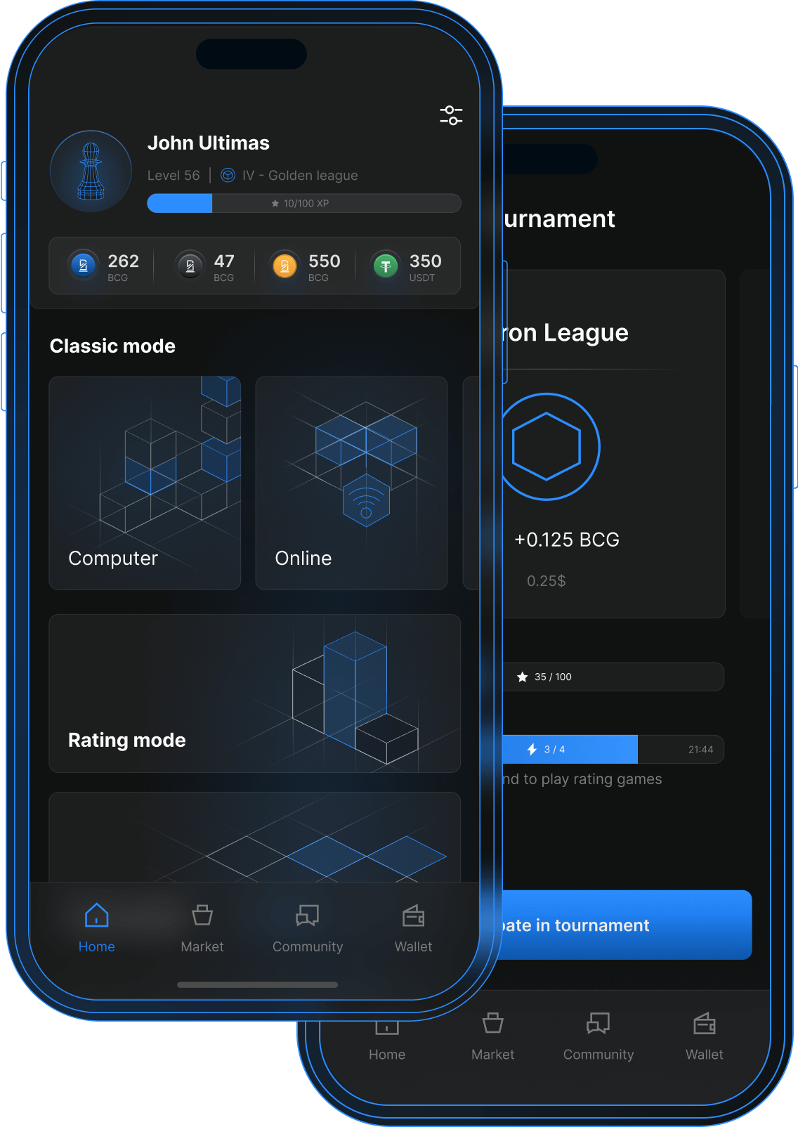 BlockChess mobile screen